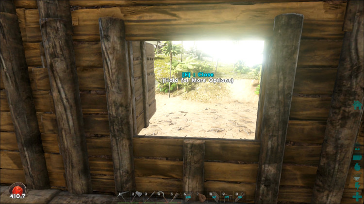 The window has the same configurations options as any door in Ark.