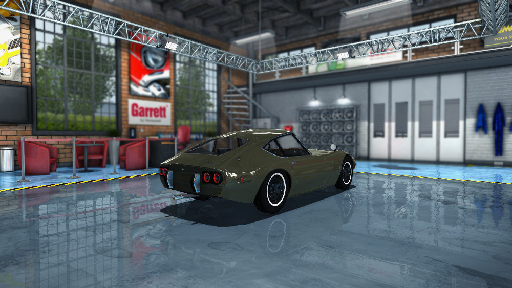 This Sakura GT20 has custom rims and Taillights from Tunerz Paradize in Car Mechanic Simulator 2015.