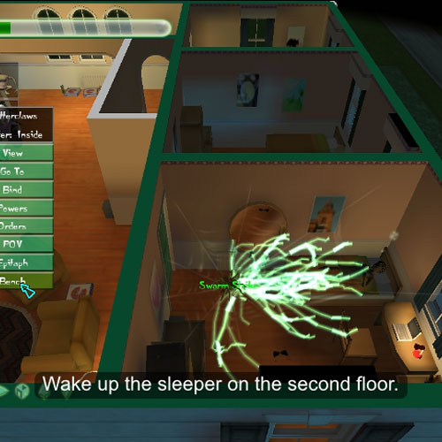 You need to wake up the person sleeping on the top floor. Clatterclaws works good here.