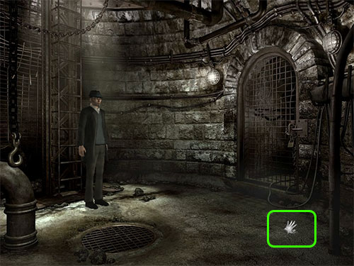 Once you enter the sewer, you'll notice a shiny object on the floor on the lower right-hand side. It's another ring.
