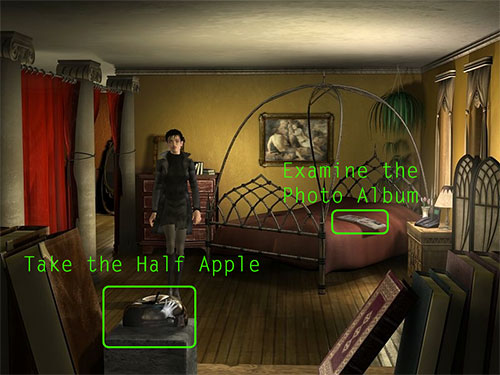You need to find half of the Silver Apple and the Photo Album in Mia's apartment.