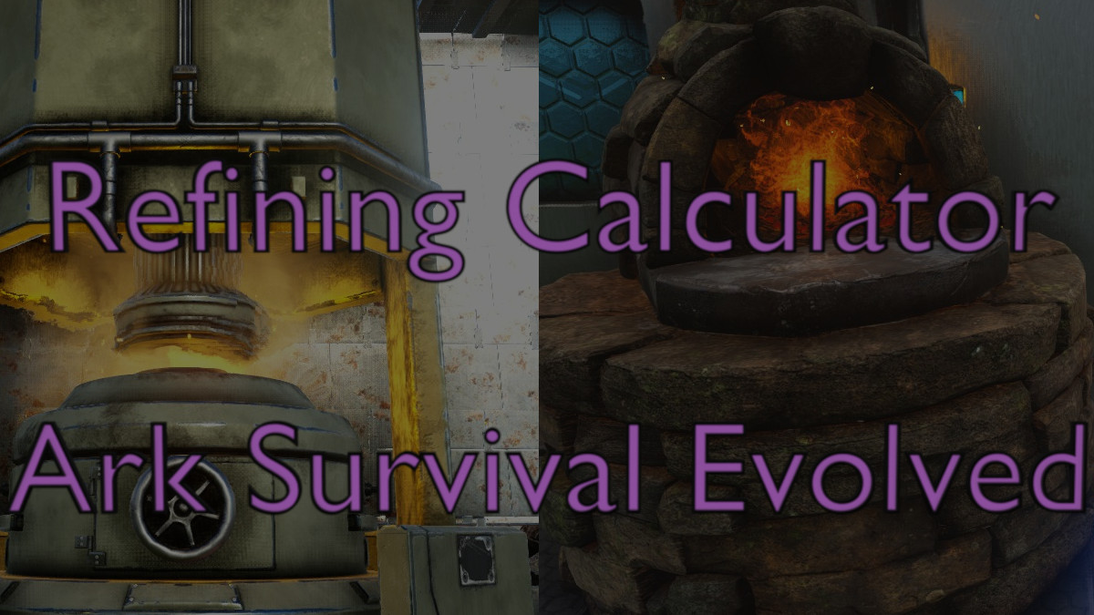 Easy to use refining calculator for Ark that will take the guess work out of your crafting with the Refining Forge and Industrial Forge.