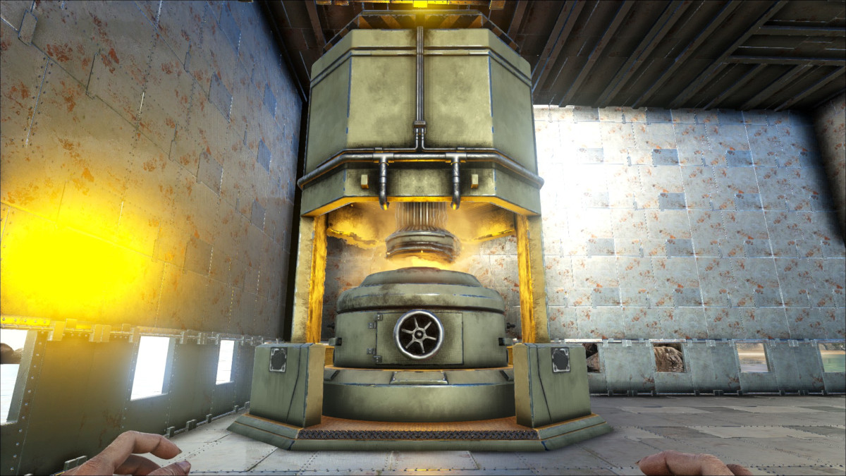 The Industrial Forge is a huge construct that can mass process resources in Ark. 