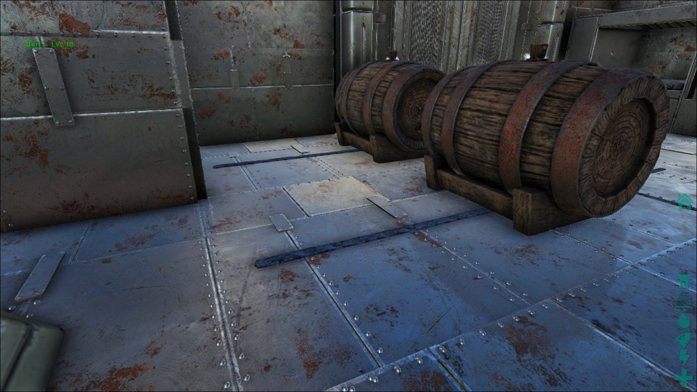 This Beer Barrel is connected to water and ready to brew but because of the way the pipe snap works it is not exactly where I would have liked it.