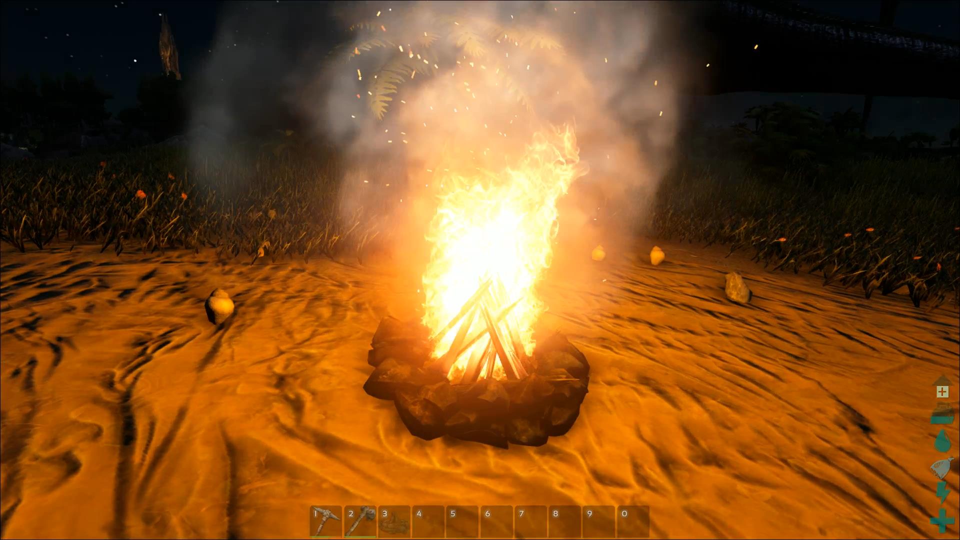 Food & Water are the first critical resources in Ark Survival Evolved.