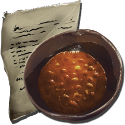 Enduro Stew is one of the Rockwell Recipes found in Ark Survival Evolved. It provides a boost to melee damage and a minor boost to health regeneration.