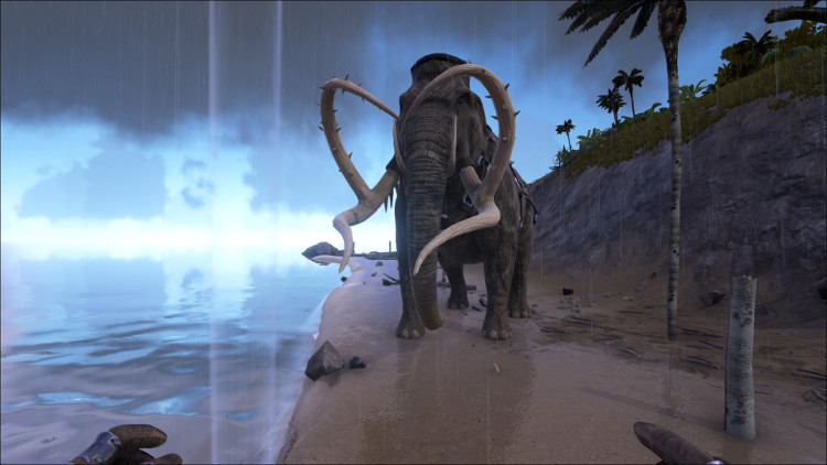 The Mammoth is the best Wood harvesting Dino in Ark.