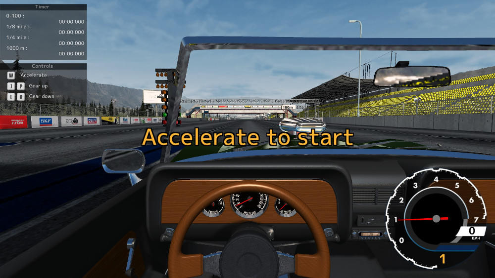 The Drag Strip in Car Mechanic Simulator 2015 allows you test out any vehicle in your garage. It will track your best time for the vehicle.