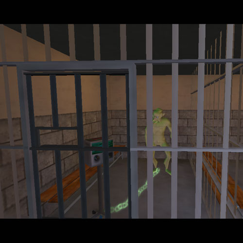 Windwalker is trapped in a cell in the basement.